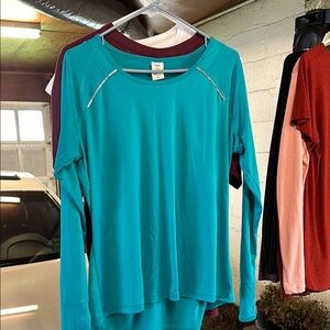 Teal Long Sleeve Women's Top
